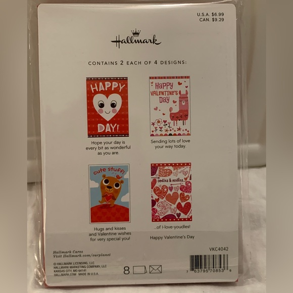 NWT Set of Valentines Day Hallmark Greeting Cards Snoopy and Assorted 18 Cards - Picture 7 of 11